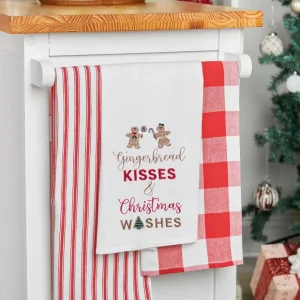 Gingerbread Kisses Flour Sack Towel