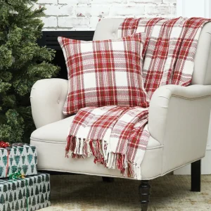 Gracelyn Plaid Woven Pillow