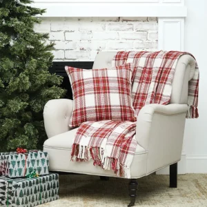 Gracelyn Plaid Woven Throw