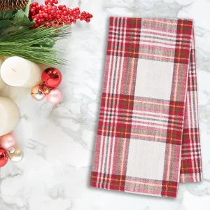 Gracelyn Plaid Woven Towel