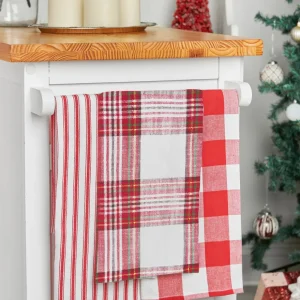 Gracelyn Plaid Woven Towel