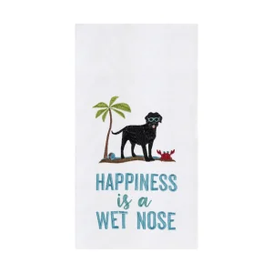 Happiness Is A Wet Nose Kitchen Towel