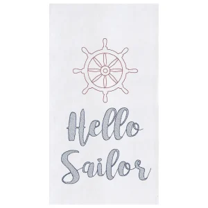 Hello Sailor Flour Sack Kitchen Towel