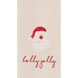 Holly Jolly Santa Kitchen Towel