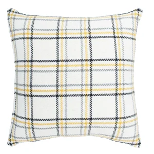 Honey Bee Plaid Pillow