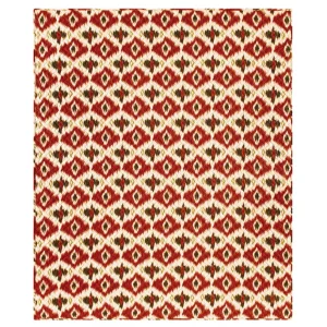Ikat Quitled Throw