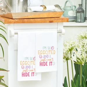 I'm So Eggcited Kitchen Towel