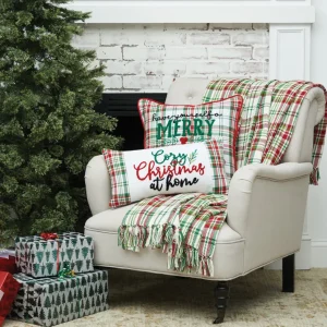 Joel Plaid Woven Throw