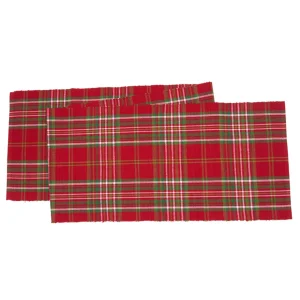 Jonah Plaid Woven Table Linens