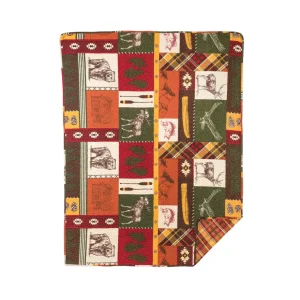 Keaton Forest Quilted Throw