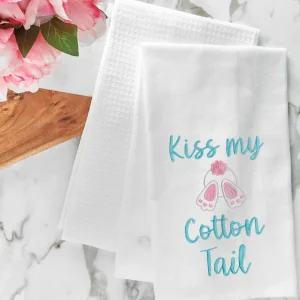 Kiss Me Cotton Tail Kitchen Towel