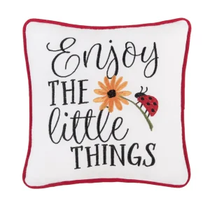 Little Things Ladybug Pillow