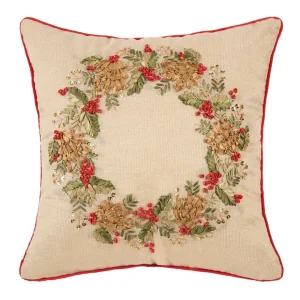 Merry Wreath Pillow