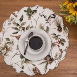 Mira Songbird Quilted Table Linens