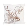 Moose Portrait Indoor Outdoor Pillow