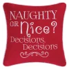 Naughty Or Nice? Decorative Pillow