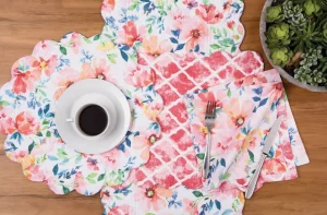Nicole Quilted Table Linens