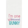 One Blessed Bunny Waffle Weave Towel