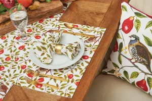 Partridge In a Pear Tree Pillow