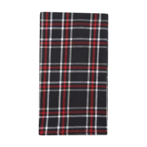Poinsettia Plaid Kitchen Towel