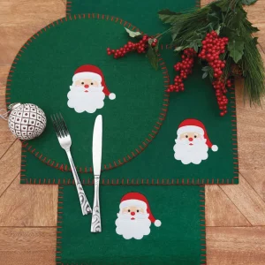 Santa Felt Table Linens