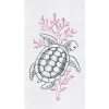 Sea Turtle Flour Sack Kitchen Towel