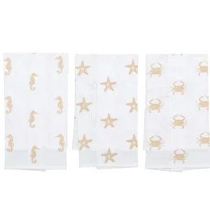 Seaside Splendor Flour Sack Kitchen Towel Set