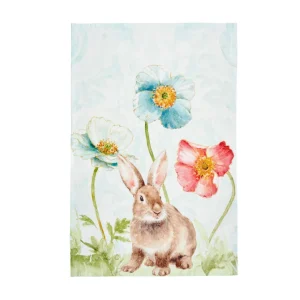 Sitting Bunny Flour Sack Kitchen Towel
