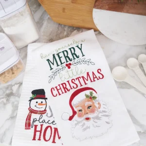 Snow Place Like Home Waffle Weave Towel