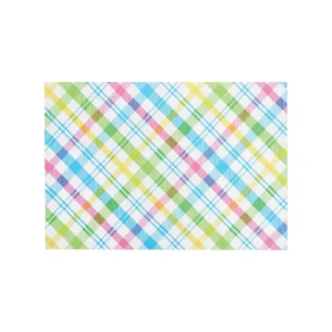 Spring Blossom Plaid Table Linens