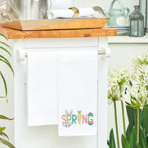 Spring Waffle Weave Towel
