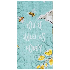 Sweet As Honey Bee Flour Sack Kitchen Towel