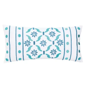 Teal Geo Decorative Pillow