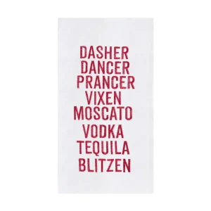 Tequila Blitzen Flour Sack Towel