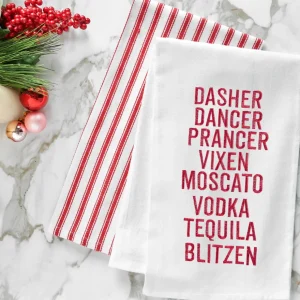 Tequila Blitzen Flour Sack Towel