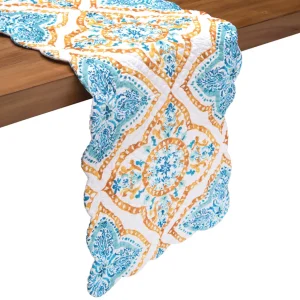 Terrace Medallion Quilted Table Linens