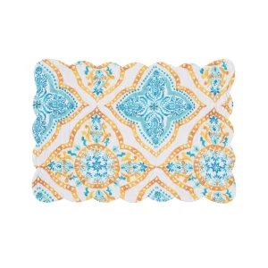 Terrace Medallion Quilted Table Linens