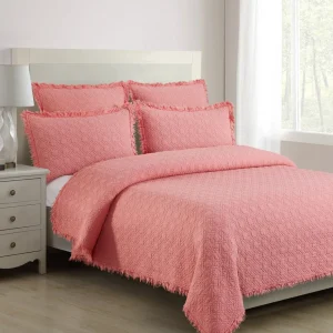 Trellis Peony Quilt Set