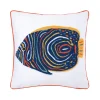 Tropical Angelfish Decorative Pillow