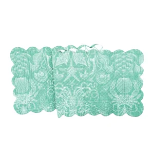 Turquoise Bay Quilted Table Linens