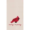 Very Merry Cardinal Kitchen Towel