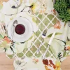 Watercolor Floral Quilted Table Linens