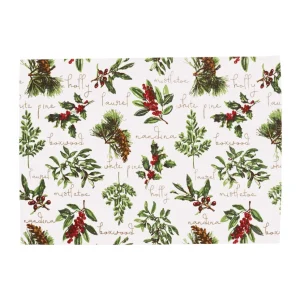 Winter Botanical Table Linens
