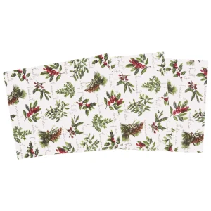 Winter Botanical Table Runner
