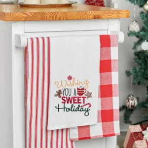 Wishing You A Sweet Holiday Flour Sack Towel