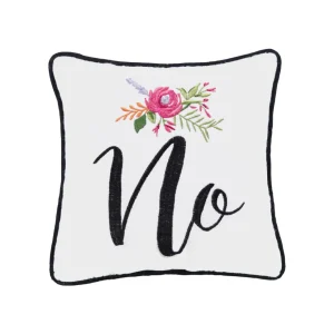 Yes/No Decorative Pillow